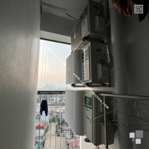 Louver CHG47 lắp tại khu vực lô gia chung cư