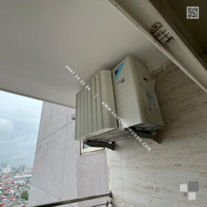 Louver cho cục nóng điều hoà Daikin tại chung cư