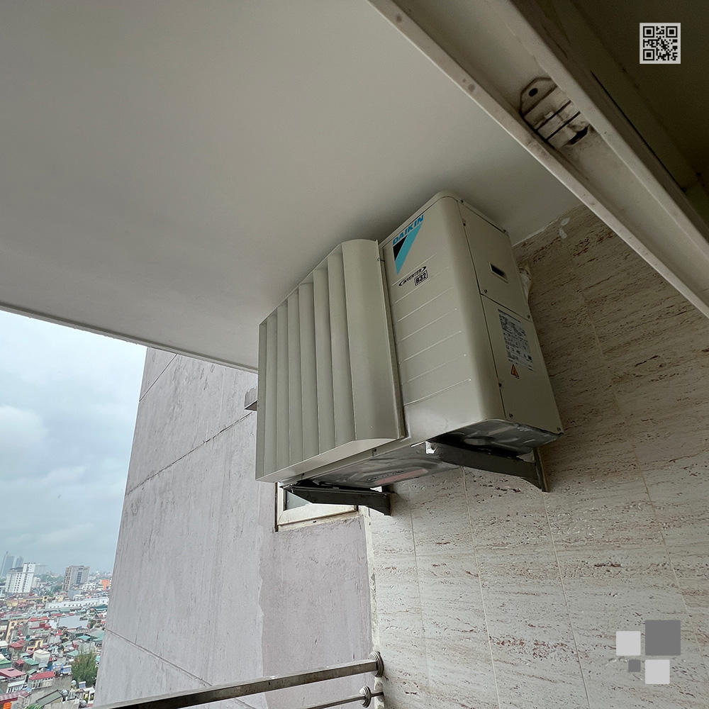 Louver cho cục nóng điều hoà Daikin tại chung cư