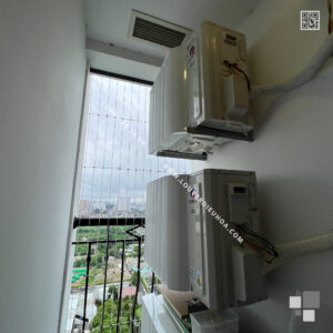Louver tấm chuyển hướng gió CHG57 lắp đặt cho ban công chung cư
