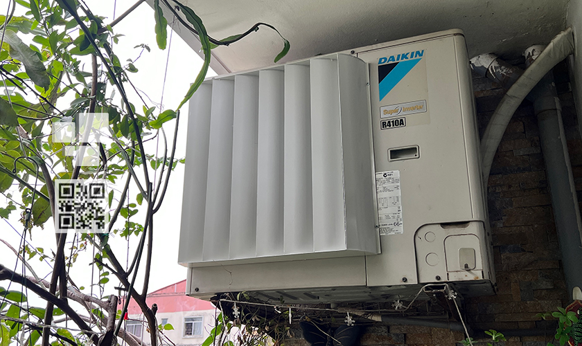 Lắp Louver cục nóng tại Vinhomes Metropolis, Liễu Giai, Ba Đình